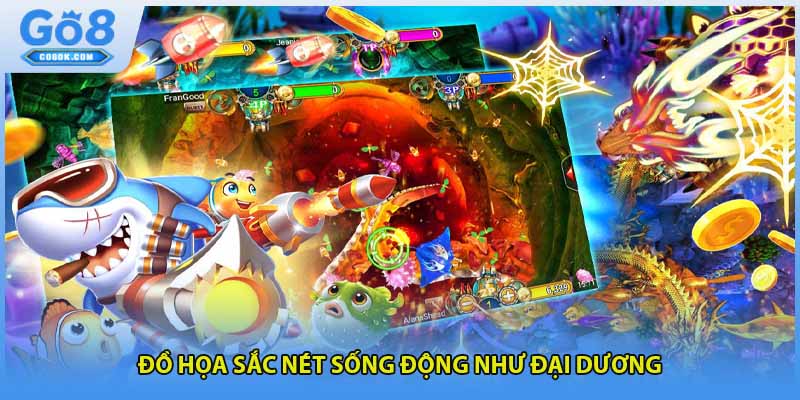 Đồ họa sắc nét sống động như đại dương