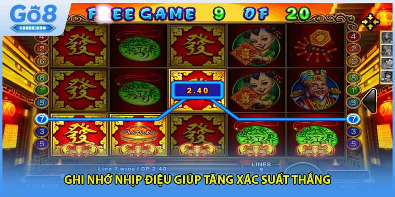 Ghi nhớ nhịp điệu giúp tăng xác suất thắng