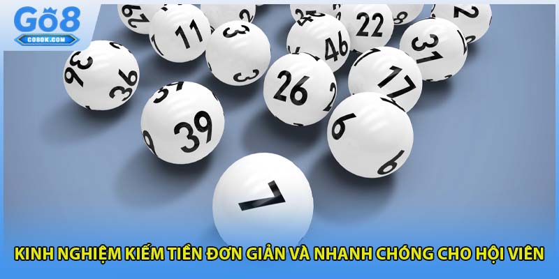 Kinh nghiệm kiếm tiền đơn giản và nhanh chóng cho hội viên