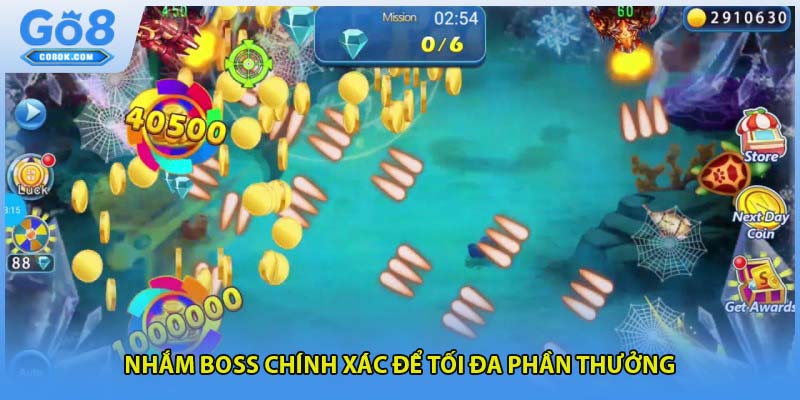 Nhắm boss chính xác để tối đa phần thưởng