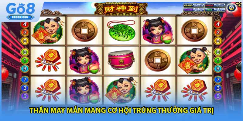 Thần may mắn mang cơ hội trúng thưởng giá trị
